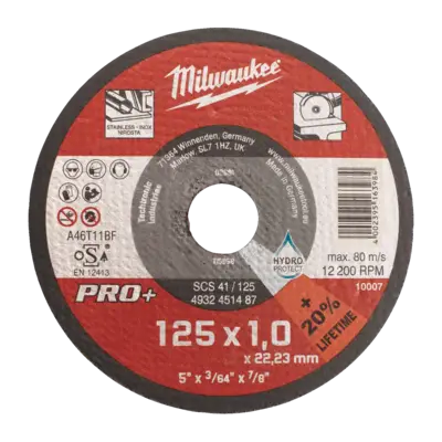 Tarcza cienka do cięcia metalu PRO+