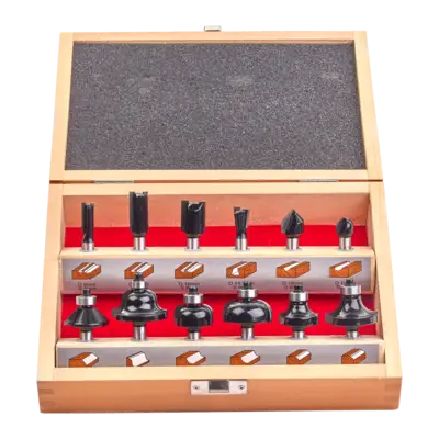 Zestaw frezów do drewna z trzpieniem