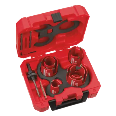 Otwornice z węglikiem wolframu BIG HAWG™ multi material - zestaw