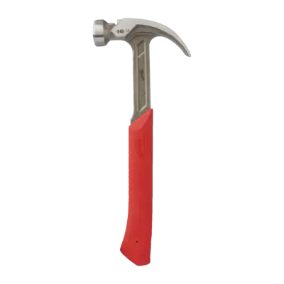 Młotek ciesielski z trzonkiem stalowym, pazur zakrzywiony