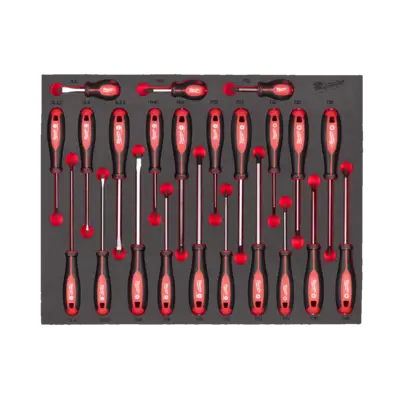 Wkładka piankowa z wkrętakami