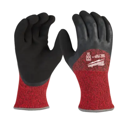 Rękawice odporne na przecięcia - wersja zimowa - poziom ochrony D