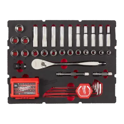 Wkładki piankowe do szuflad PACKOUT™ z grzechotką i nasadkami