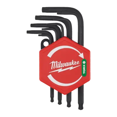 Kompaktowy zestaw kluczy torx w kształcie litery L