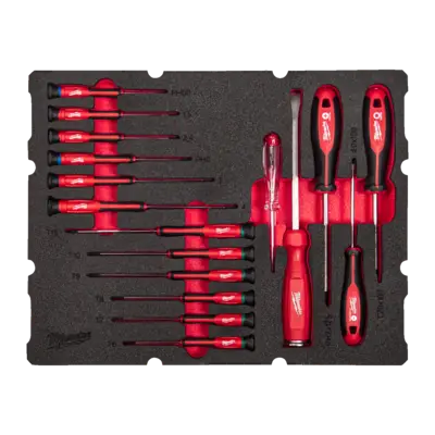 Wkładka piankowa do szuflad PACKOUT™ z wkrętakami precyzyjnymi (17szt.)