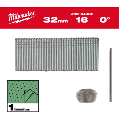 Gwoździe wykończeniowe, 16G, cienkie wykończenie głowy