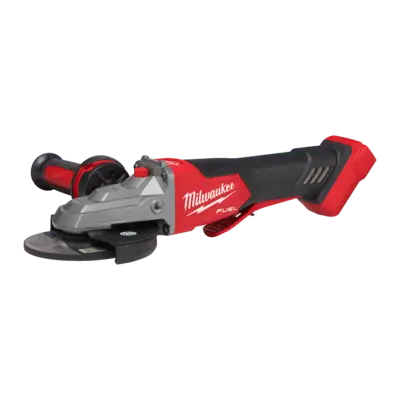 M18 FUEL™ szlifierka kątowa 125 mm z płaską głowicą, hamulcem i włącznikiem łopatkowym