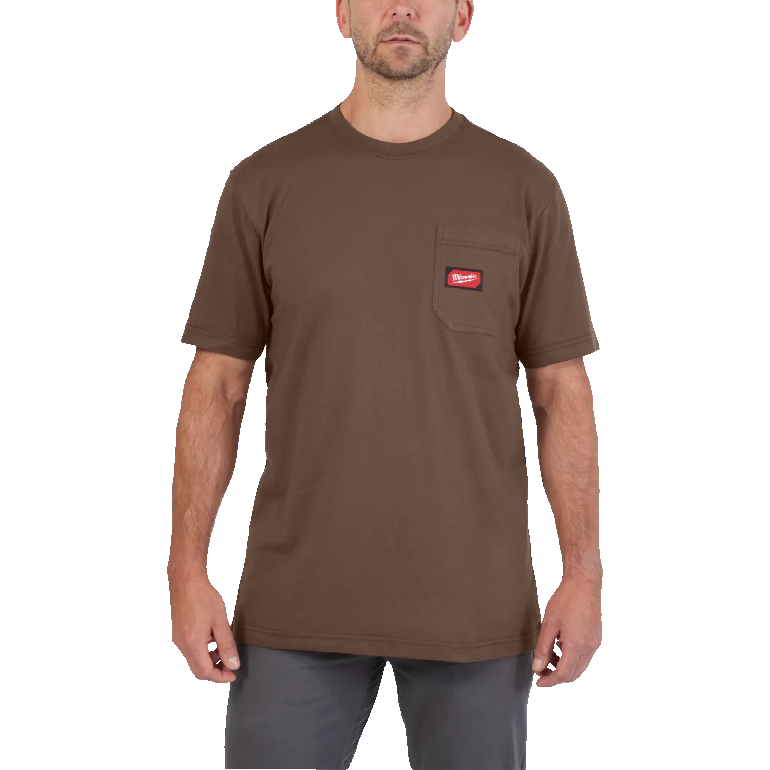 T-shirt z kieszonką z krótkim rękawem