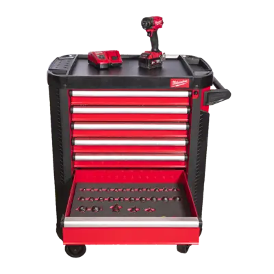 TOOLGUARD™  Wózek narzędziowy 78cm / 30˝ na kółkach z 7 szufladami w zestawie z narzędziami - wersja premium