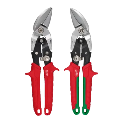 Zestaw offsetowych nożyc do blachy 2 szt