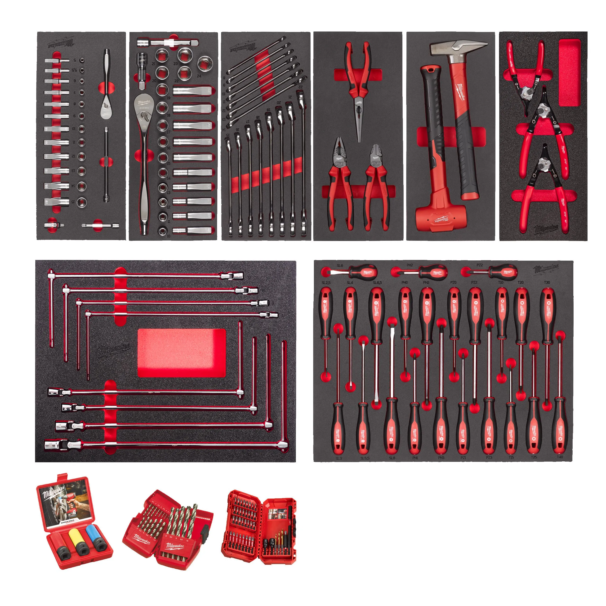 Zestaw wkładek piankowych dla motoryzacji 172 szt.