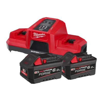 M18™ FORGE™ Zestaw akumulatorów z podwójną ładowarką